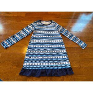 Girls Christmas Pajama Dress Size 10/12
